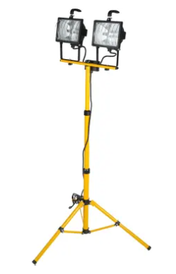 Halogen Work Light, Type E - Schuko Plug Plug, 400 W, 220 → 240 V Portable Floodlight 500-5000LM