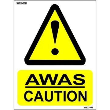 Papan Tanda Amaran, "AWAS (TNB)"