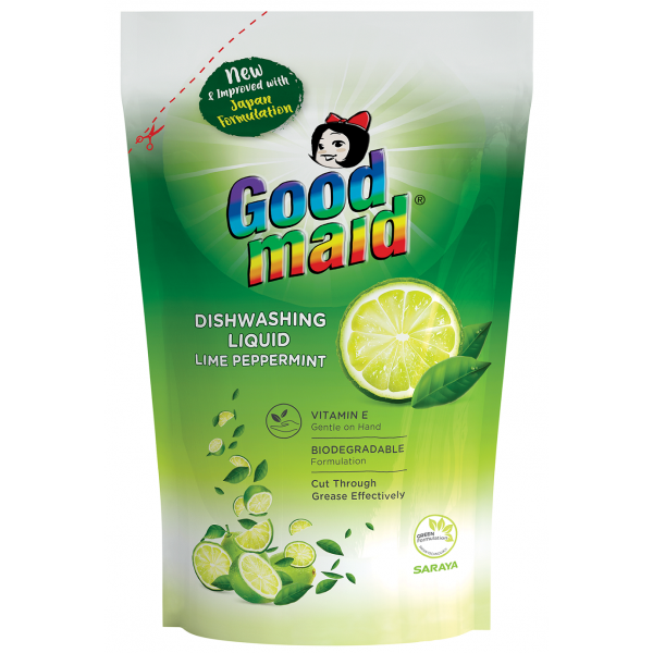 GOODMAID Dishwash Liquid - Lime 600ml REFILL
