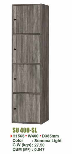 SU UTILITY SHELF SU 400-SL/N.OAK/WN