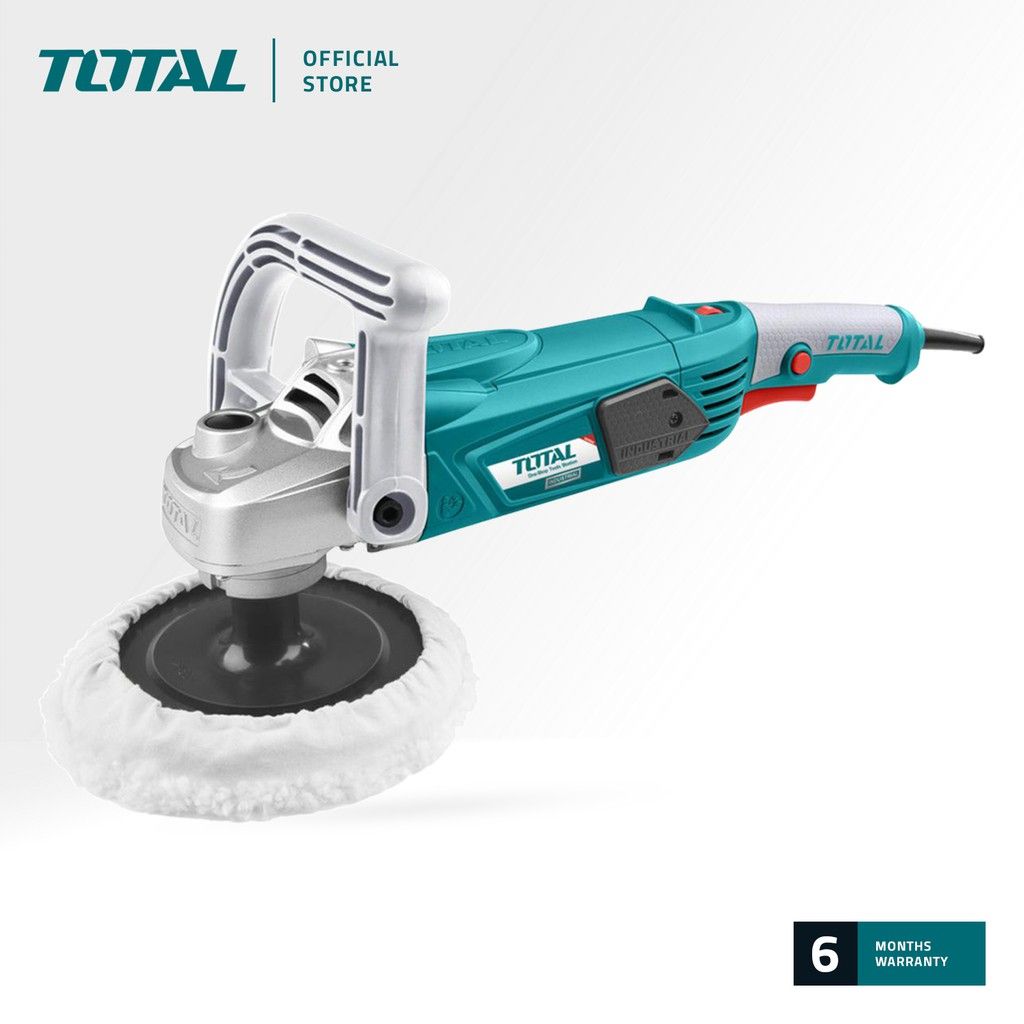 TOTAL TP1141806 ANGLE POLISHER (FEATURING A VARIABLE SPEED CONTROLLER.)