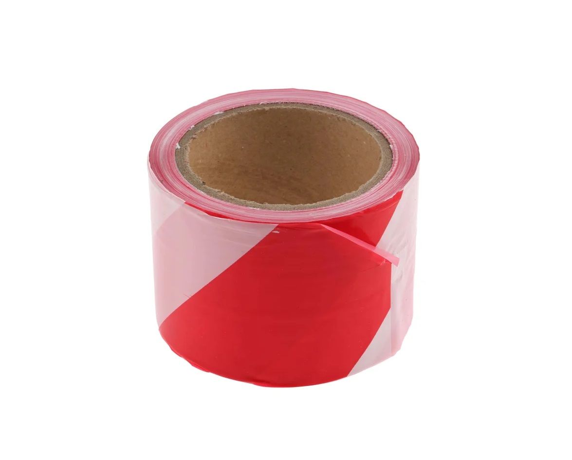 RS PRO Red/White PE 100m Barrier Tape 763-2049