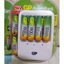 RECHARGEABLE BATTERY C/W RECHARGE MACHINE (8 PCS BATTERY)