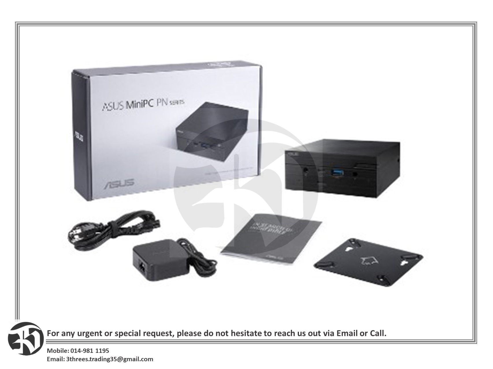ASUS PN62 MINI PC WITH INTEL PROCESSOR
