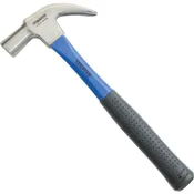 16oz CURVED CLAW HAMMER,FIBREGLASS HANDLE
