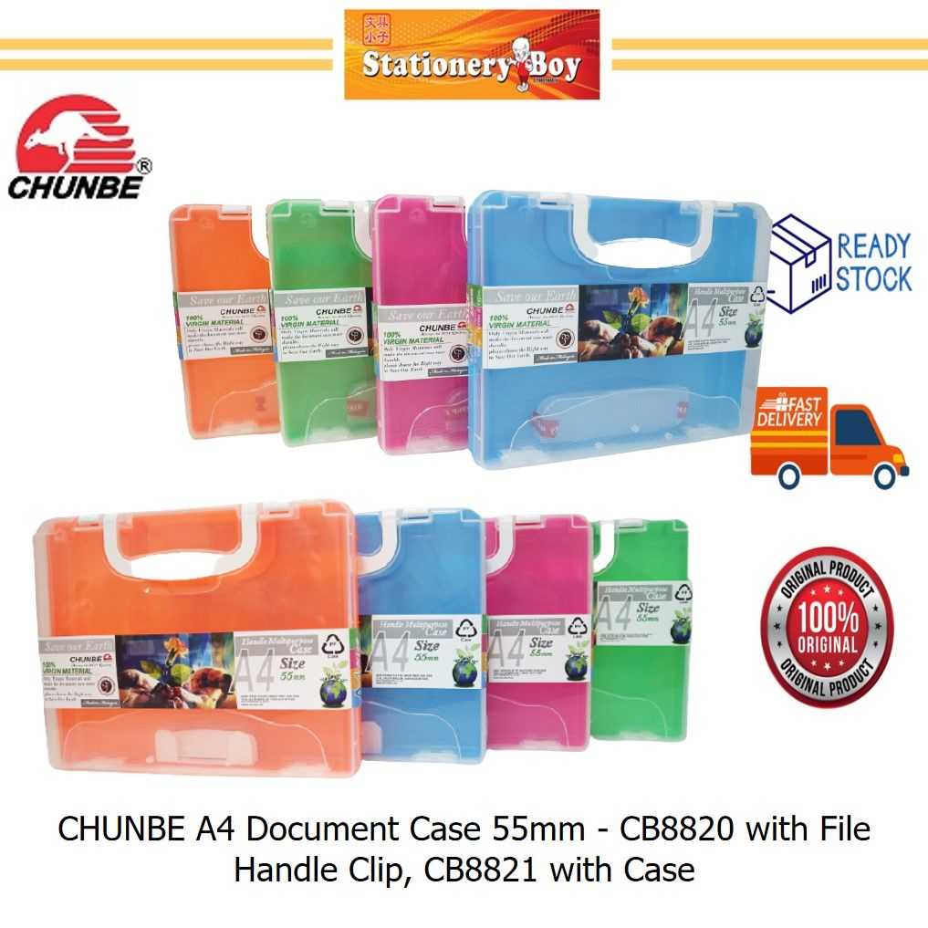 CHUNBE A4 Document Case 55mm / Bekas Penyimpan Dokumen - CB8820, CB8821