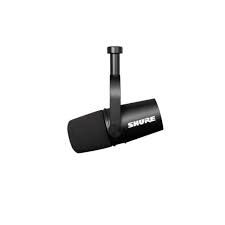 Shure MV7X Dynamic Broadcast Microphone, XLR Version - Black