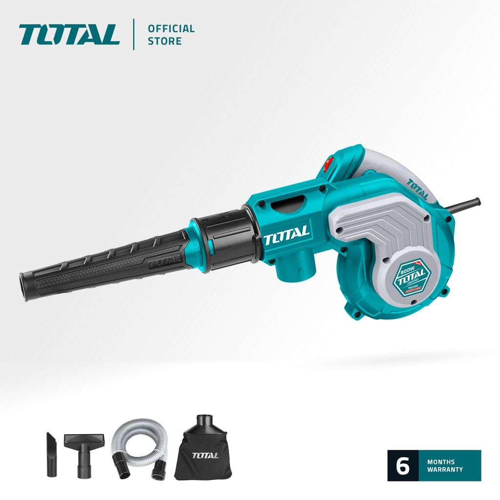 TOTAL TB2086 ASPIRATOR BLOWER (PACKAGE COMES WITH 1 PC DUST BAG / 1 PC FLEXIBLE EXTENSION / 1 PC FLOOR BRUSH / 1 PC CREVICE NOZZLE)