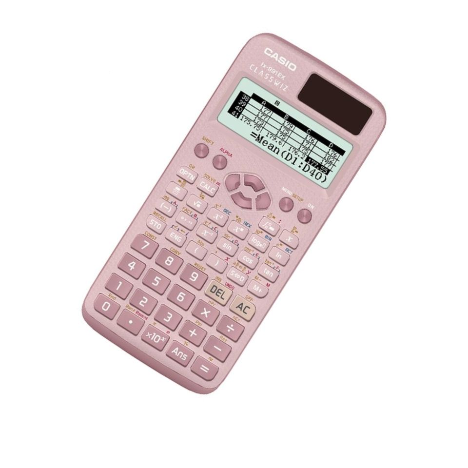 Casio Scientific Calculator Pink