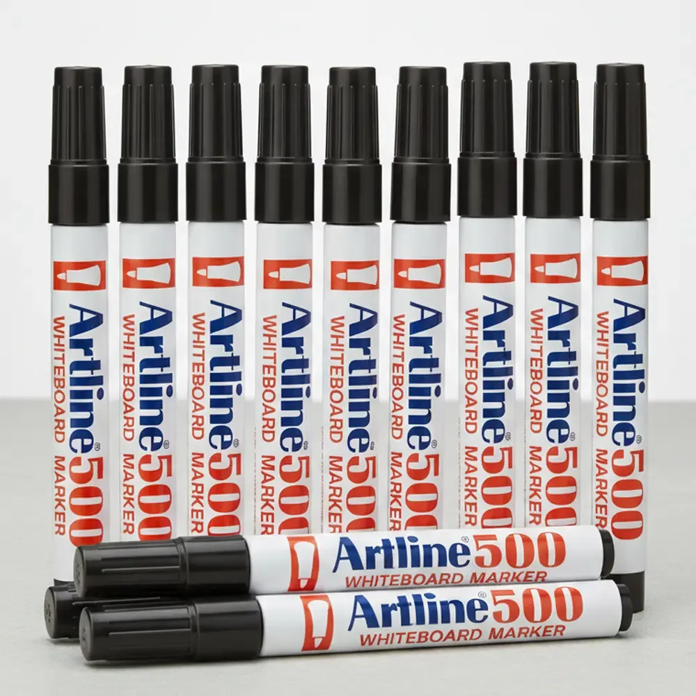 Artline 500 Whiteboard Marker, Black (Box)