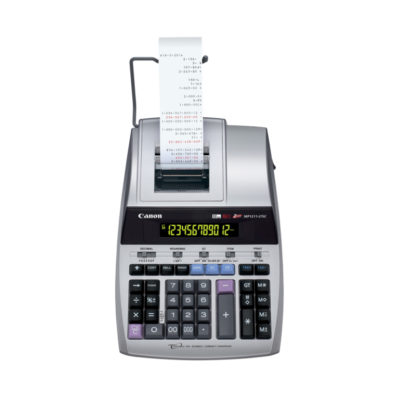 CANON MP1211-LTSC PRINTING CALCULATOR (12-DIGIT)