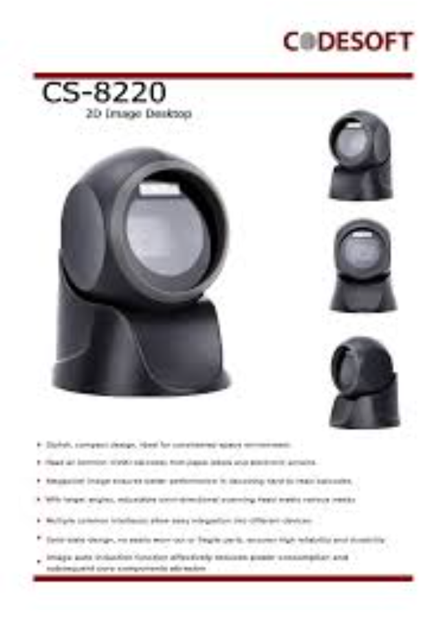 Codesoft Barcode Scanner (Model CS-8220)