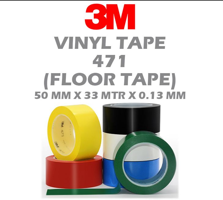 3M VINYL TAPE / FLOOR TAPE 471(5PCS)