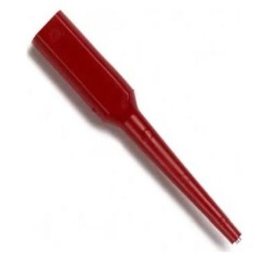 Fluke PJKPL 3562-2 Banana Plug Test Adapter With .063 Socket, Red