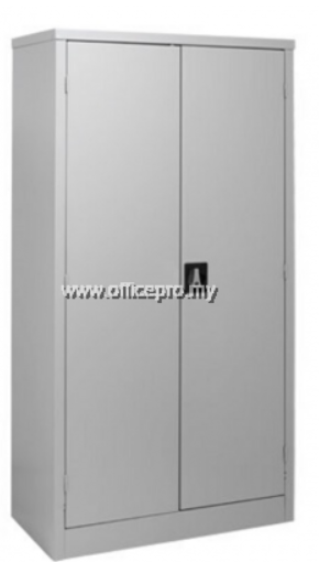 S-118 Full Height Steel Cabinet With Steel Swinging Door - light Grey