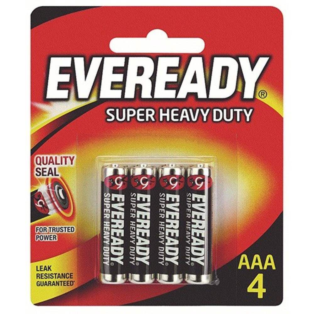 Eveready Heavy Duty Battery AAA Pack of 4