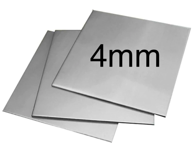 *STAINLESS STEEL 304 PLATE  (4MM) UNPOLISHED (500mm x 500mm)