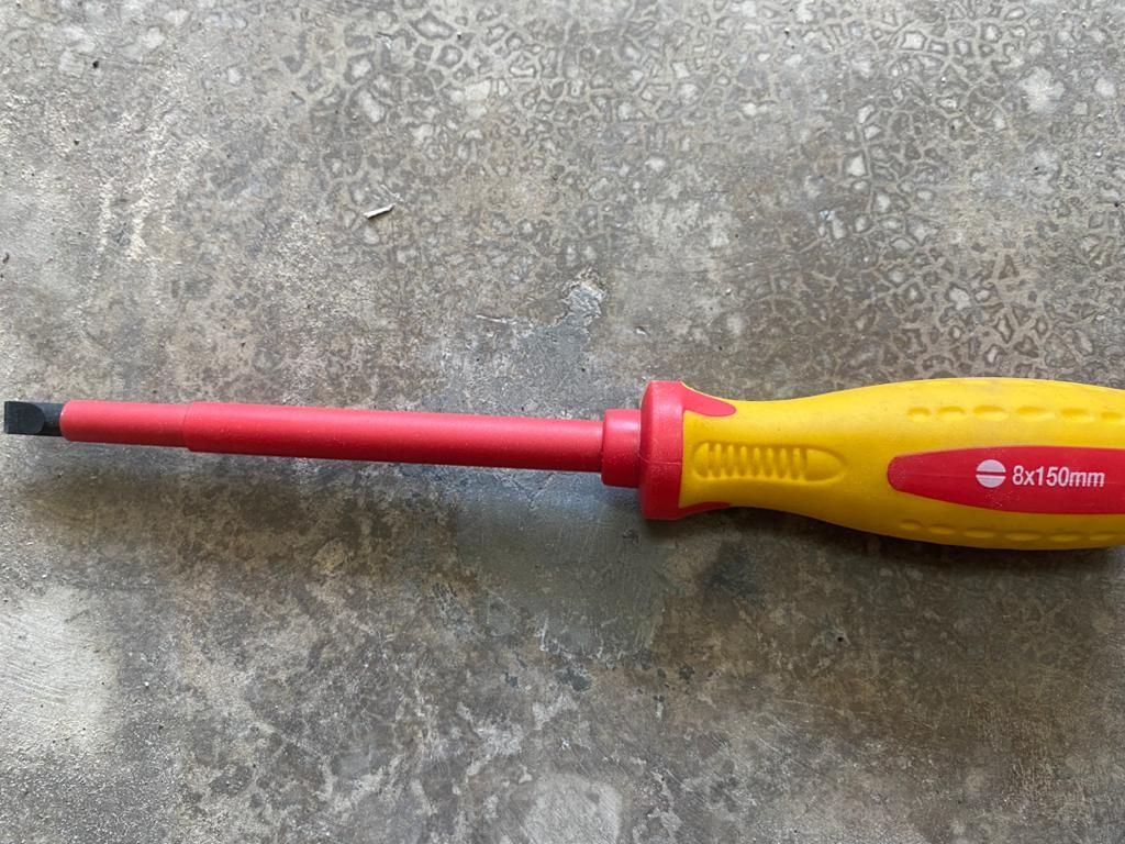 OPT SLOTTED (-) SCREWDRIVER 8MM X 150MM 1000V INSULATED VDE