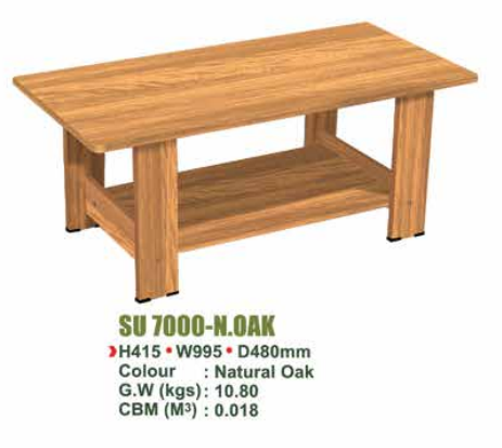 SU COFFEE TABLE SU 7000 - N.OAK/WN