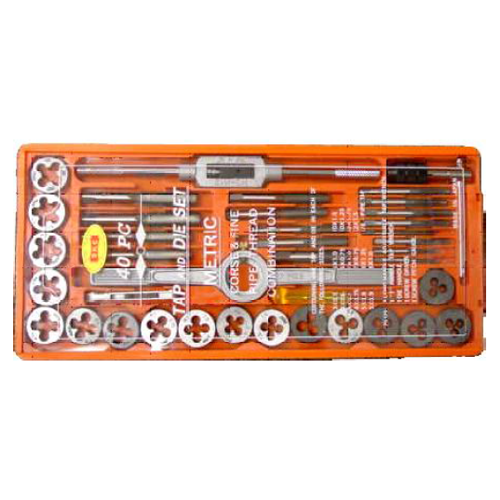 SKC 40-PC Carbon Steel Tap And Die Set (UNC & UNF)