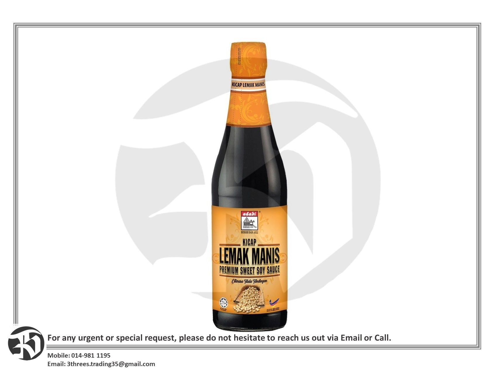 ADABI Kicap Lemak Manis 660ml