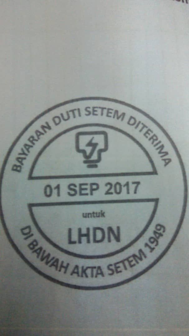 Cop Bayaran Duti Setem TNB (LHDN)