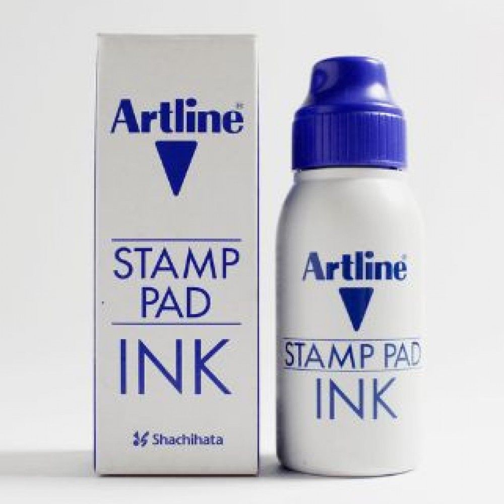 ARTLINE STAMP INK REFILL 50CC BLUE (1PCS)