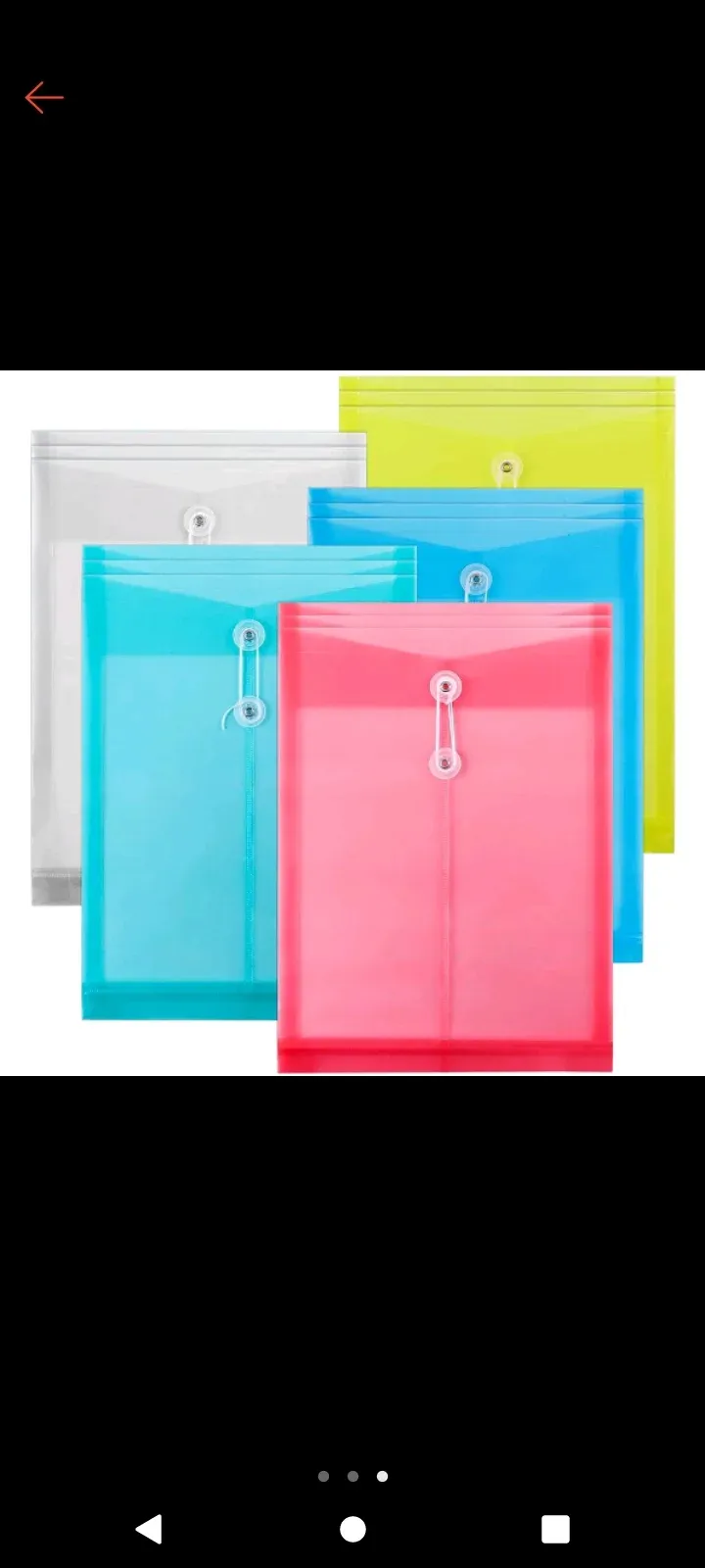 A4 plastic string file/ pocket file/ envelope file