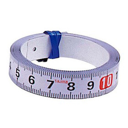 TAJIMA Adhesive Short Steel Tape (Pit Measure)