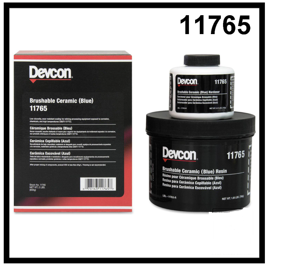 DEVCON ? DEVCON 11765 BLUE BRUSHABLE CERAMIC (BLUE) EPOXY COMPOUND, 2 LB. BOTTLE