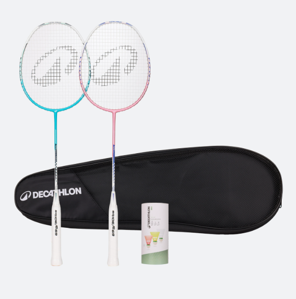 Badminton Racket  (2pcs per set with bag) BR6688 Racket SL-25575-KK