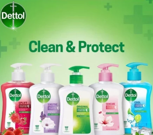 *DETTOL Skincare Antibacterial Handwash (250ml)