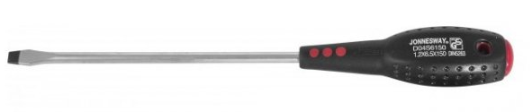 JONNESWAY FULL STAR SCREWDRIVER, SIZE: 4 X 80 (5/32" X 3-1/8")