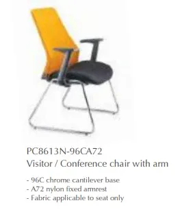 NEXUS PICO CONFERENCE / VISITOR CHAIR WITH ARM - PC8613N-96CA72