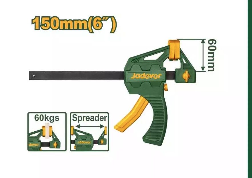JADEVER QUICK BAR CLAMPS JDCP4306/JDCP4312