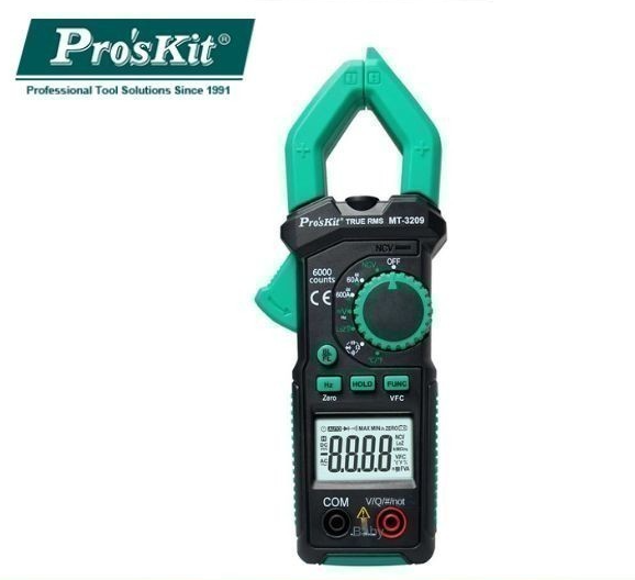 PRO’SKIT DIGITAL CLAMP METER 3 5/6 AC/DC TRUE RMS MULTIMETER MT-3209