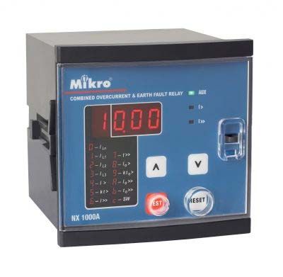 Mikro MK 1000A Combined Overcurrent and Earth-fault Relay