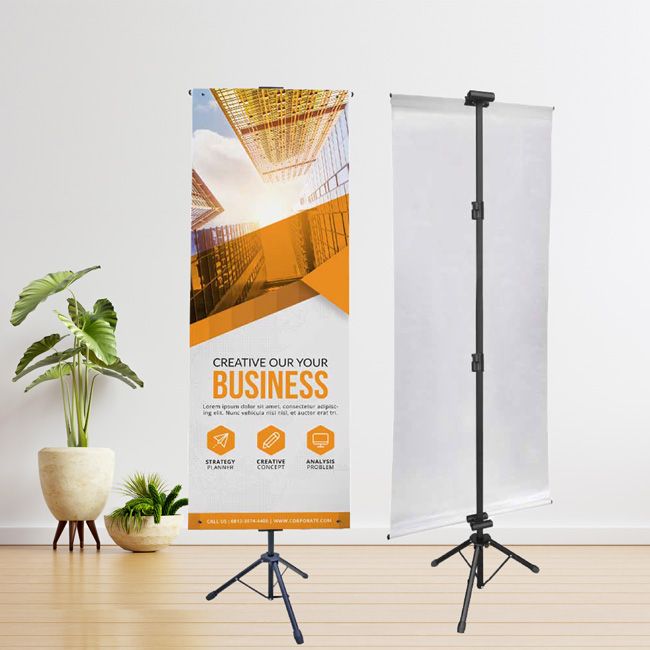 2FT x 6FT Banner / Bunting With Printing + Tripod
