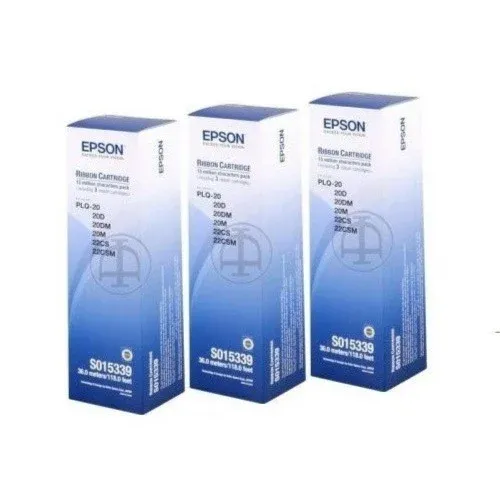 Epson SO15592 Passbook Printer Ribbon (3 pcs/pack) (Item No: EPS PLQ-20D)