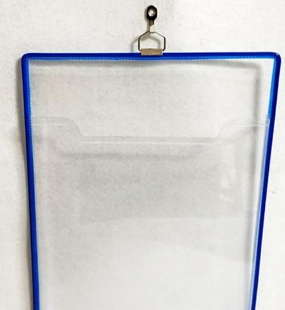 *File Storage Bag Budget Documents Organizer Transparent File Pocket Bills Mounted File Storage Hanging Bags File Folders Hanging Document Bag Office File Cabinets Plastic Desktop