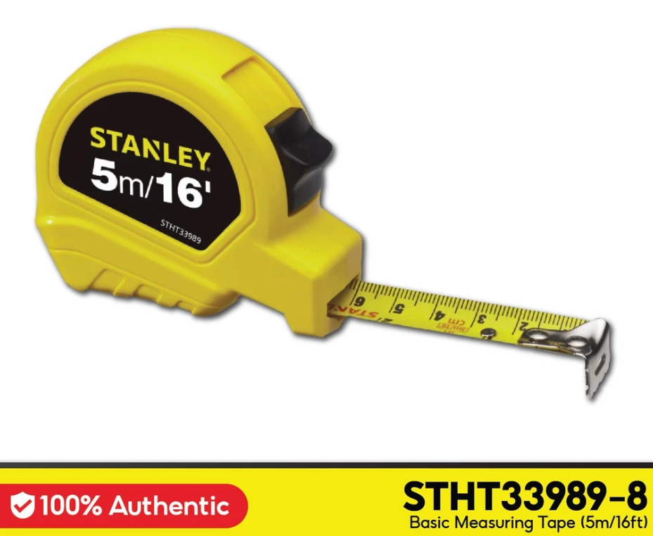 STANLEY STHT33989-8 BASIC MEASURING TAPE (5M/16FT)