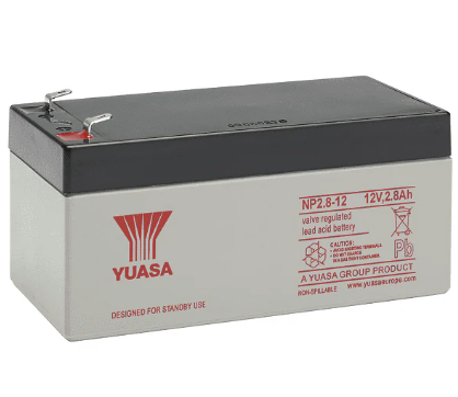 YUASA BATTERY, NP2.6-12FR, 12V, 2,6AH