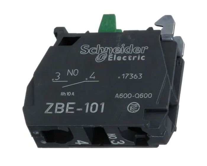 SCHNEIDER ELECTRIC SCHNEIDER ZBE101 PUSH BUTTON LIGHT MODULE 22MM 230-240VAC XB4 GREEN