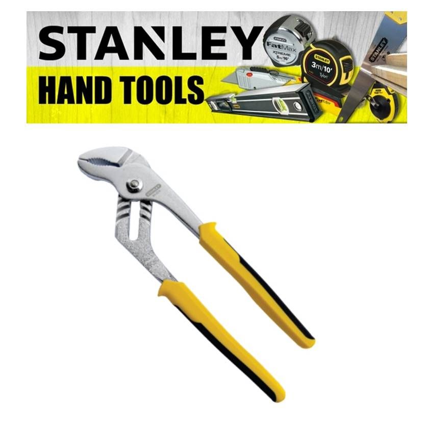 STANLEY GROOVE JOINT PLIER CARBOON STEEL POLISHED 254MM 10' 12' INCH