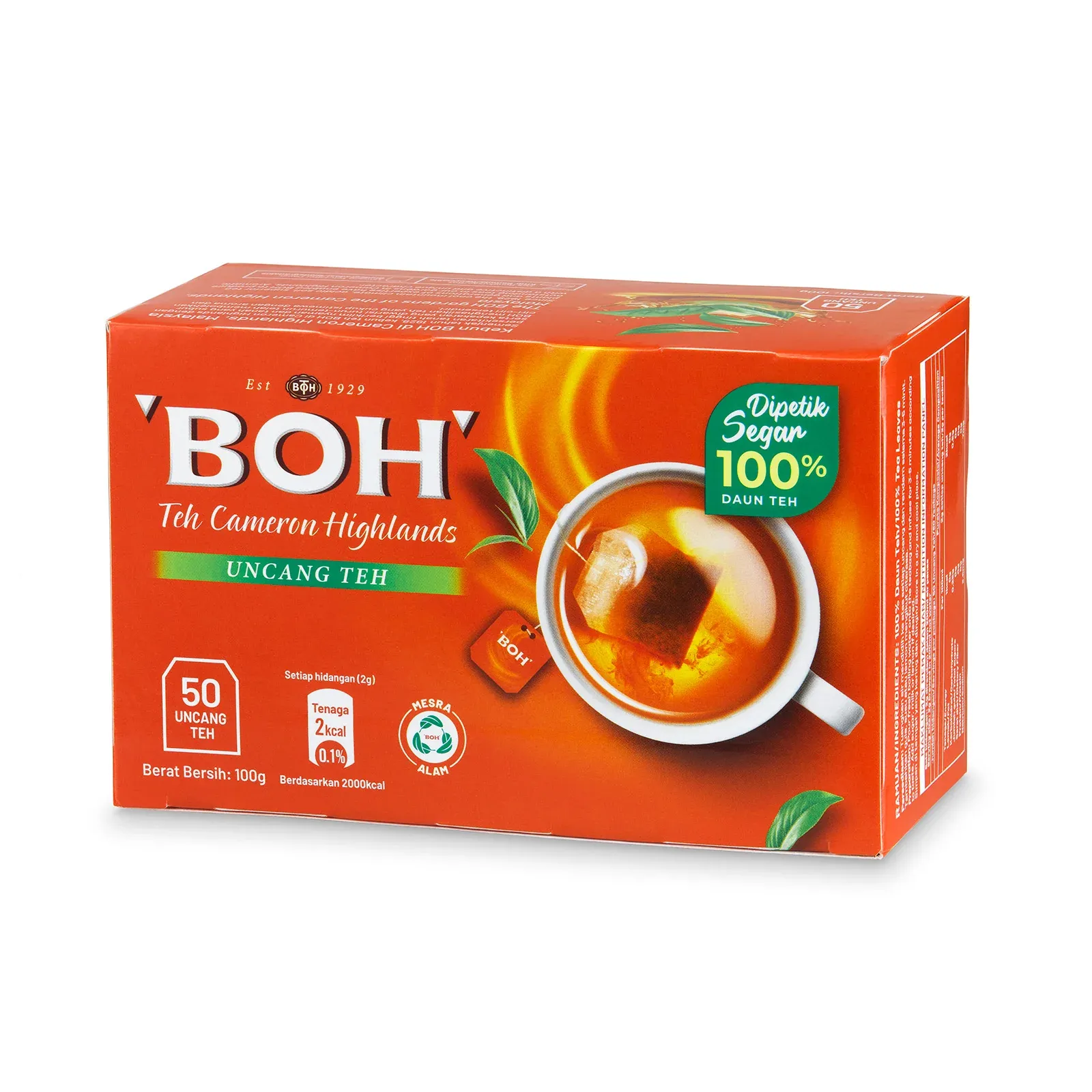 Boh Tea Bags 1box/50 pcs