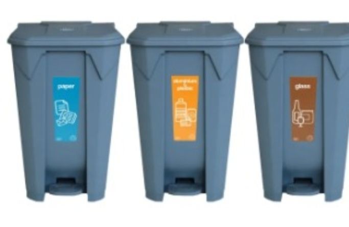 Hygenic dustbin ST-88R, ST 66R & ST 45R Recycle Bin- Cap - Free delivery
