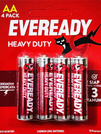 EVEREADY AA / AAA Battery Heavy Duty & Super Heavy Duty [4pcs]