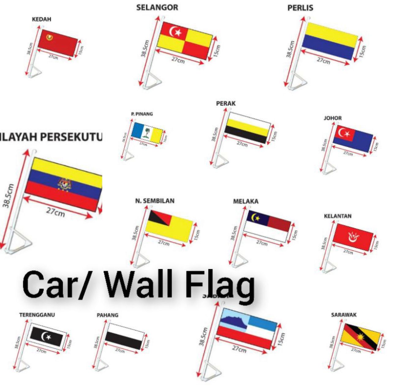 NA Bendera Kereta / Car Flag
