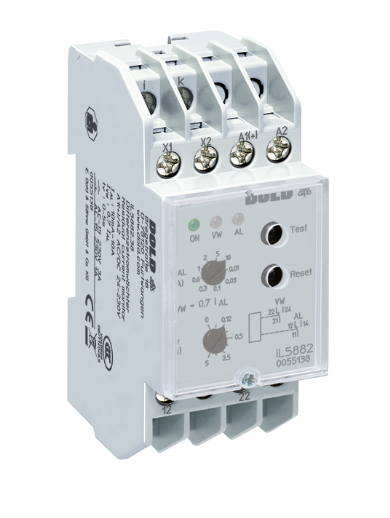 Dold Relay, IL5882.38 AC/DC24-230V 10A TV=5S