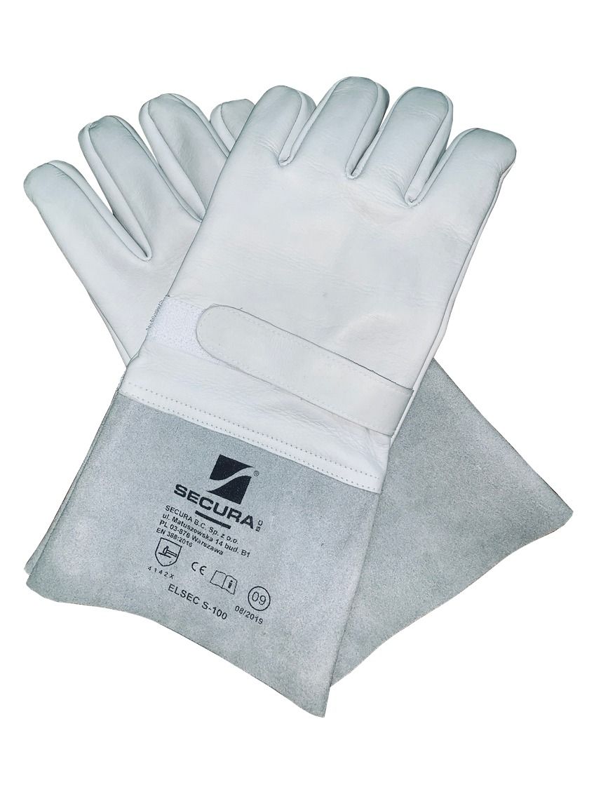 Secura ELSEC S-100 Leather Safety gloves